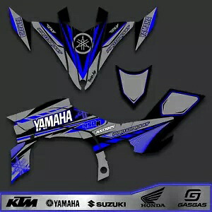 Yamaha YFZ450R グラフィックス デカールとステッカー キット - 耐久性 Yamaha YFZ450R graphics decals and Stickers Kit - Durable 【並行輸入品】