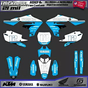 ヤマハ YZ 125 250 450 2019 2020 2021 2022 MX グラフィックスデカールステッカー Decallab YAMAHA YZ 125 250 450 2019 2020 2021 2022 MX Graphics Decals Stickers Decallab 【並行輸入品】