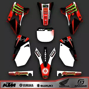 グラフィックスデカールキット Yamaha YZ250F YZ450F - 2003 2004 MX グラフィックスキット Graphics decal kit for Yamaha YZ250F YZ450F - 2003 2004 MX graphics kit 【並行輸入品】