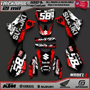 スズキ DRZ400SM (全年式) DRZ 400 SM S E 用グラフィック Graphics for Suzuki DRZ400SM (All Years) DRZ 400 SM S E 【並行輸入品】