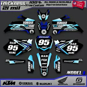 2006-2009 ヤマハ YZ 250F 450F グラフィックスキットデカール 250 450 F YZ250F YZ450F 21 MIL 2006-2009 YAMAHA YZ 250F 450F GRAPHICS KIT DECALS 250 450 F YZ250F YZ450F 21 MIL 【並行輸入品】｜カスタムパーツ WORLD倉庫 58,080円