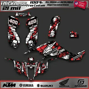 グラフィックキットスズキ LTZ400 (サラギュント) LTZ-400 グラップステッカーキットデカール atv Graphics Kit for SUZUKI LTZ400 (sara g?nt) LTZ-400 grap stickers kit decals atv 【並行輸入品】