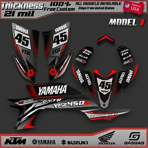 ヤマハ YFZ 450 グラフィックスキット 2003 2004 2005 2006 2007 2008 ステッカーデカールキット Yamaha YFZ 450 graphics kit 2003 2004 2005 2006 2007 2008 stickers decals kit 【並行輸入品】