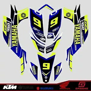 ヤマハ YFZ 450 グラフィックスキット 2003 2004 2005 2006 2007 2008 ステッカーデカールキット Yamaha YFZ 450 graphics kit 2003 2004 2005 2006 2007 2008 stickers decals kit 【並行輸入品】 55,055円
