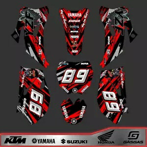 ヤマハ YZF250-450 2006 2007 2008 2009 yzf450 yz250f yz450f グラフィックスキットステッカー Yamaha YZF250-450 2006 2007 2008 2009 yzf450 yz250f yz450f graphics kit stickers 【並行輸入品】