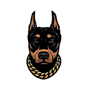 ドーベルマン デカール ~ ビニール車ウォール ステッカー - S から XLarge D2 Doberman Decal ~ Vinyl Car Wall Sticker - Small to XLarge D2 【並行輸入品】