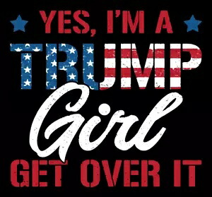 トランプガールデカール ~ ビニール車用ウォールデカール Trump Girl Decal ~ Vinyl Car Wall Decal 【並行輸入品】