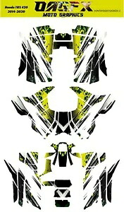 2014-2020 ホンダ TRX 420 Rancher グラフィックス キット - Pro Ed D35-2 イエロー 2014-2020 Honda TRX 420 Rancher Graphics Kit - Pro Ed D35-2 Yellow 【並行輸入品】