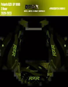 2019 - 2023 Polaris RZR XP 1000 グラフィックス キット D69-3 米国 2019 - 2023 Polaris RZR XP 1000 Graphics Kit D69-3 USA 【並行輸入品】