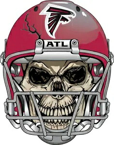 アトランタ ファルコンズのスカル デカール ~ ビニール カー - 壁、コーンホール グラフィック Atlanta Falcons Skull Decal ~ Vinyl Car - Wall, Cornholes Graphics 【並行輸入品】