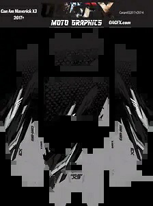 2017+ Can Am X3 RR DS Maverick グラフィックス キット プロ エディション D57-4 ブラック 2017+ Can Am X3 RR DS Maverick Graphics Kit Pro Edition D57-4 Black 【並行輸入品】|カスタムパーツ WORLD倉庫