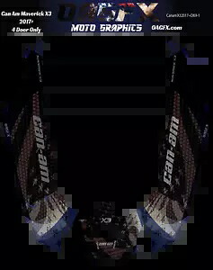 2017+ Can Am X3 4 ドア マーベリック RR DS グラフィックス キット プロ エディション D69-2 フラグ 2017+ Can Am X3 4 Door Maverick RR DS Graphics Kit Pro Edition D69-2 Flag 【並行輸入品】