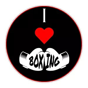 I Love Boxing デカール ~ ビニール車ウォールステッカー - S ～ XL I Love Boxing Decal ~ Vinyl Car Wall Sticker - Small to XLarge 【並行輸入品】