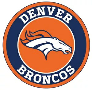 デンバー ブロンコス デカール サークル ~ ビニール カー ステッカー - 壁、コーンホール グラフィックス Denver Broncos Decal Circle ~ Vinyl Car Sticker - Wall, Cornholes Graphics 【並行輸入品】