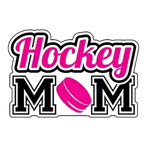 ホッケーママデカール ~ ビニールカーウォールステッカー - S から XLarge D2 Hockey Mom Decal ~ Vinyl Car Wall Sticker - Small to XLarge D2 【並行輸入品】