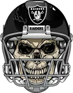 オークランド レイダースのスカル デカール ~ ビニール カー ステッカー - 壁、コーンホール グラフィック Oakland Raiders Skull Decal ~ Vinyl Car Sticker - Wall, Cornholes Graphics 【並行輸入品】
