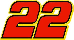 NASCAR #22 ジョーイ ロガノ デカール ~ ビニール車ウォール ステッカー NASCAR #22 Joey Logano Decal ~ Vinyl Car Wall Sticker 【並行輸入品】