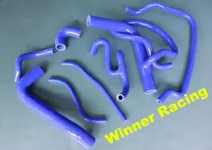 BMW E34 530I 1987-1991、535I M30 RHD 1987-1995 シリコンホース ブルー For BMW E34 530I 1987-1991, 535I M30 RHD 1987-1995 Silicone Hoses Blue 【並行輸入品】|カスタムパーツ WORLD倉庫