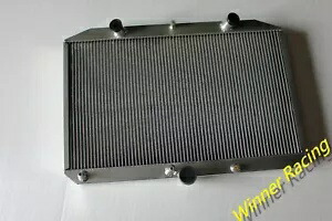 アルミラジエーター ジャガー XKE E-TYPE 5.3L シリーズ 3 V12 AT 1971-1974 に適合 Aluminum Radiator Fit Jaguar XKE E-TYPE 5.3L Series 3 V12 AT 1971-1974 【並行輸入品】