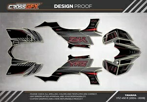 2004 2005 2006 2007 2008 YFZ 450 R グラフィックスキット ヤマハ 450R YFZ450R クワッド ATV 用 2004 2005 2006 2007 2008 YFZ 450 R Graphics Kit for Yamaha 450R YFZ450R Quad ATV 【並行輸入品】 56,760円