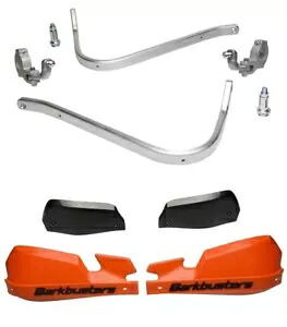 バークバスターズ BHG-152 & VPS-003 オレンジ ハンドガード スーツ 1 1/8 インチ テーパーバー Barkbusters BHG-152 & VPS-003 Orange Hand guards Suit 1 1/8\