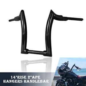 14インチ ライズ 2インチ エイプ ハンガー ハンドルバー ヤマハ レイダー/レイダー S /レイダー SCL に適合 14'' Rise 2" Ape Hanger Handlebar Fit For Yamaha Raider/ Raider S /Raider SCL 【並行輸入品】|カスタムパーツ WORLD倉庫