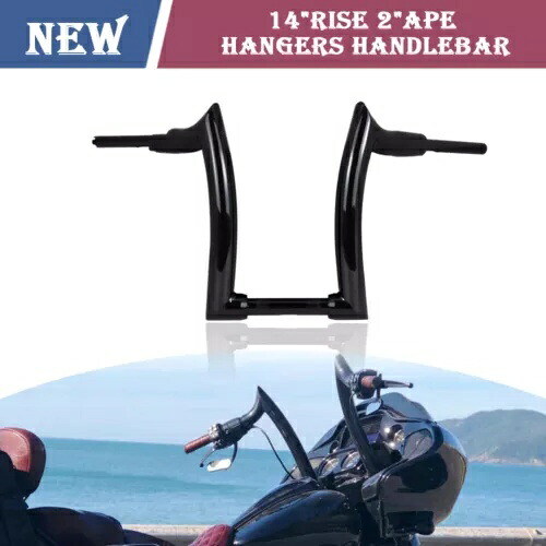 14 ''ライズ 2'' エイプハンガーハンドルバーハンドルバーヤマハスターボルト XV950 XVS950 14'' Rise 2" Ape Hanger Handlebar Handle bar For Yamaha Star Bolt XV950 XVS950 【並行輸入品】｜カスタムパーツ WORLD倉庫