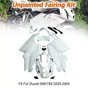 ボディワークフェアリングキット未塗装オートバイ ABS ドゥカティ 999 749 2003 2004 に適合 Bodywork Fairing Kit Unpainted Motorcycle ABS Fit For Ducati 999 749 2003 2004 【並行輸入品】