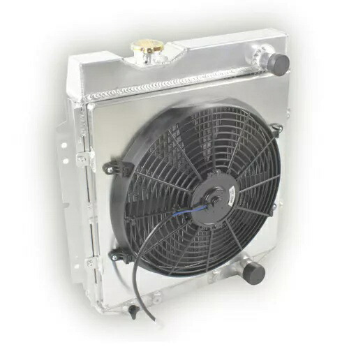3 列コアアルミラジエーターファンシュラウド 1965-1966 フォード マスタング ファルコン 4.7L 用 3 Row Core Aluminum Radiator Fan Shroud for 1965-1966 Ford Mustang Falcon 4.7L 【並行輸入品】｜カスタムパーツ WORLD倉庫