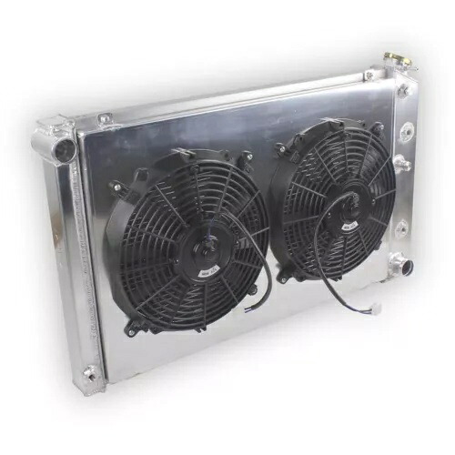 3 列アルミニウム ラジエーター シュラウド ファン 1978-1987 グラ??ンプリ モンテカルロ エル カミーノ用 3Row Aluminum Radiator Shroud Fan for 1978-1987 Grand Prix Monte Carlo El Camino 【並行輸入品】