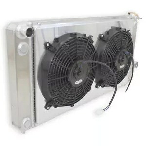 4 列アルミラジエーターシュラウドファン 1996-2005 シボレー S10 ブレザー LS スワップ 4.3L 用 4 Row Aluminum Radiator Shroud Fan for 1996-2005 Chevy S10 Blazer LS Swap 4.3L 【並行輸入品】|カスタムパーツ WORLD倉庫