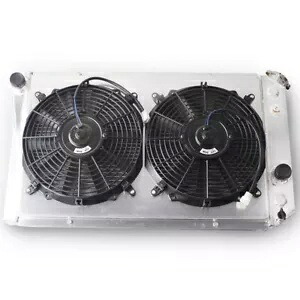 3列ラジエーター+シュラウド+ 12インチファン 1982-2002 シボレー S10 ブレザー/コルベット 5.7L V8 用 3 Row Radiator+Shroud + 12\