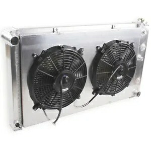 4 列アルミラジエーターシュラウドファン 1966-90 ビュイック ルセイバー / 1966-69 ワイルドキャット用 4 Row Aluminum Radiator Shroud Fan for 1966-90 Buick LeSabre / 1966-69 Wildcat 【並行輸入品】