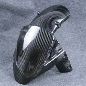 2016 - 2023 2024 Ninj ZX10R ZX10RR 100% カーボンファイバーフロントフェンダーマッドガード For 2016 - 2023 2024 Ninj ZX10R ZX10RR 100% Carbon Fiber Front Fender Mudguard 【並行輸入品】