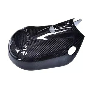 100% リアルカーボンファイバー 2020-2024 パニガーレ V2 排気ガードカバーヒートシールド 100% Real Carbon Fiber For 2020-2024 Panigale V2 Exhaust Guard Cover Heat Shield 【並行輸入品】
