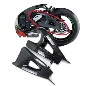 カーボンファイバースイングアームカバー 2016-2024 Ninj ZX10R スイングアームプロテクター、光沢のある Carbon Fiber Swingarm Cover For 2016-2024 Ninj ZX10R Swing Arm Protector ,Glossy 【並行輸入品】