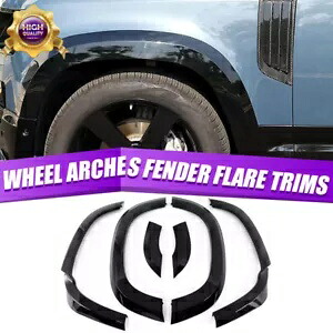 光沢のあるブラックホイールアーチカバーランドローバーディフェンダー 110 2020 2021 2022 2023 24 Glossy Black Wheel Arch Cover For Land Rover Defender 110 2020 2021 2022 2023 24 【並行輸入品】