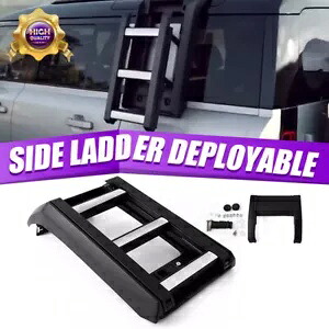 ディフェンダー 110 90 130 2020-2024 L663 サイドアクセスラダーサイドウィンドウルーフステップに適合 Fits Defender 110 90 130 2020-2024 L663 Side Access Ladder Side Window Roof Step 【並行輸入品】