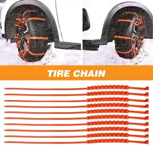 10 個雪滑り止めタイヤチェーン緊急トラック車 SUV 冬の運転 10PCS Snow Anti-Skid Tire Chain Emergency for Truck Car SUV Winter Driving 【並行輸入品】