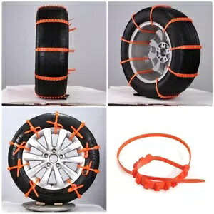 40個 スノータイヤチェーン 車 トラック SUV 滑り止め 緊急冬ドライブ セーフ用 40pcs Snow Tire Chain for Car Truck SUV Anti-Skid Emergency Winter Drive Safe 【並行輸入品】