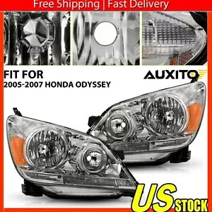 AUXITO ヘッドライト 2005-2007 オデッセイヘッドランプホンダ左 + 右電球なし AUXITO Headlights For 2005-2007 Odyssey Headlamps Honda Left+Right Without Bulbs 【並行輸入品】