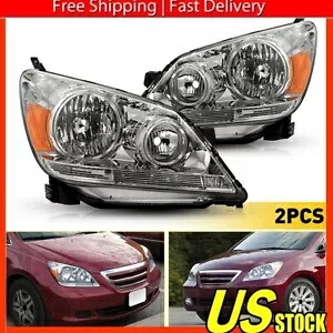2005-2007 ホンダ オデッセイ ヘッドランプ左 + 右ヘッドライト交換 05 06 07 に適合。 Fit 2005-2007 Honda Odyssey Headlamps Left+Right Headlights Replacement 05 06 07 【並行輸入品】