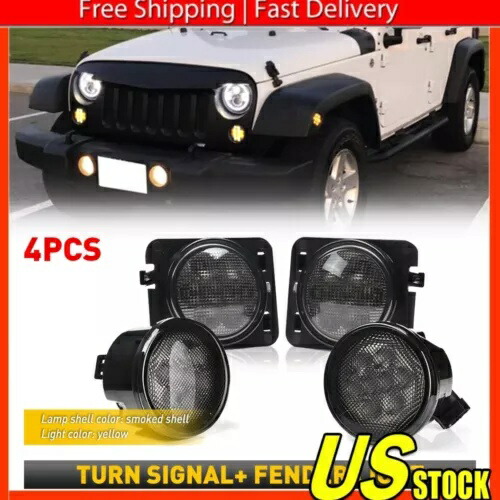 楽天市場】07-JK ラングラー用 LED スモークウィンカー スターデザイン