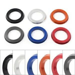 オートバイのイグニッションキースイッチリングカバー鍵穴サークルキャップカバーユニバーサル Motorcycle Ignition Key Switch Ring Cover Key Hole Circle Cap Cover Universal 【並行輸入品】