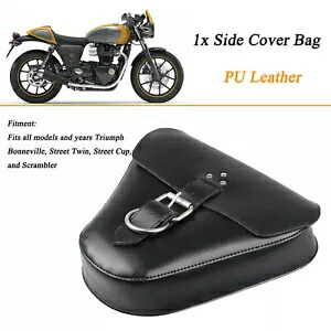 楽天市場】トライアンフ ボンネビルT100/T120 サイドカバーバック 本革