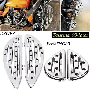 ハーレーエレクトラストリートロードグライドキング用運転席&助手席フロアボードフットレスト Driver&Passenger Floorboards Foot Rest For Harley Electra Street Road Glide King 【並行輸入品】