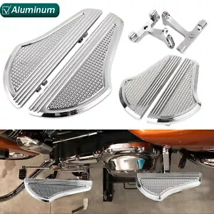 F/R フロアボード フットペグ マウントブラケット ハーレーエレクトラロード ストリートグライド用 F / R Floorboards Foot Pegs Mount Bracket For Harley Electra Road Street Glide 【並行輸入品】
