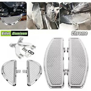 クローム フロント リア フロアボード フットペグ マウント ブラケット ハーレー ツーリング 1993年以降用 Chrome Front Rear Floorboards Foot Pegs Mount Bracket For Harley Touring 1993-up 【並行輸入品】