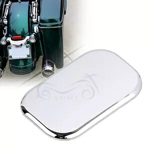 ハーレーストリートグライド FLHX FLHXS FLTRU 用クロームアンテナ穴プラグフィラーカバー Chrome Antenna Hole Plug Filler Cover For Harley Street Glide FLHX FLHXS FLTRU 【並行輸入品】