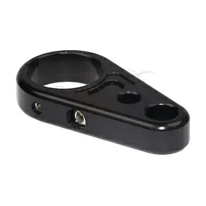 ブラック クラッチ ケーブル ブレーキ ライン クランプ クリップ ハーレー ダイナ エレクトラ ロード グライド FLTR 用 Black Clutch Cable Brake Line Clamp Clip for Harley Dyna Electra Road Glide FLTR 【並行輸入品】